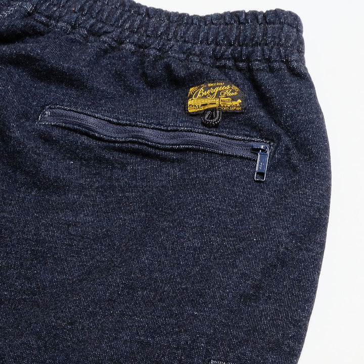 BURGUS PLUS - Indigo Cargo Sweat Pant - BP24302