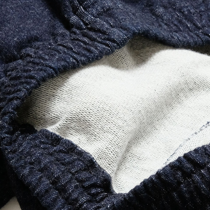 BURGUS PLUS - Indigo Cargo Sweat Pant - BP24302