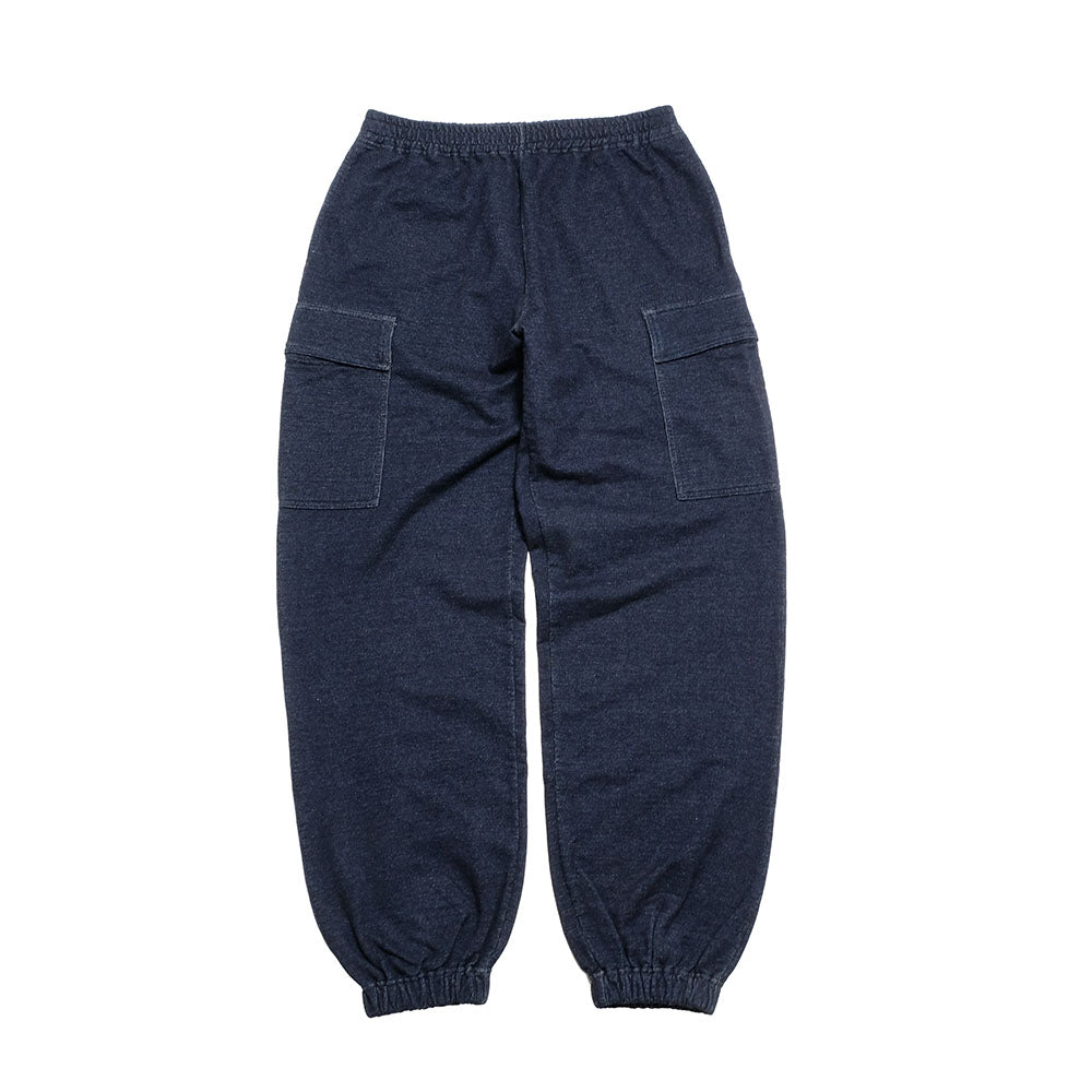 BURGUS PLUS - Indigo Cargo Sweat Pant - BP24302