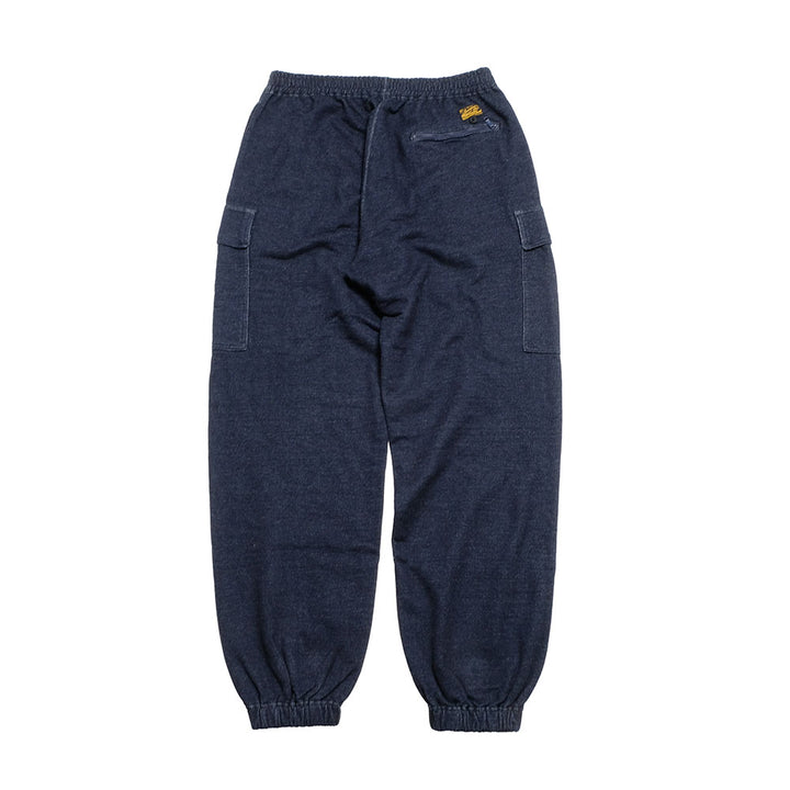 BURGUS PLUS - Indigo Cargo Sweat Pant - BP24302