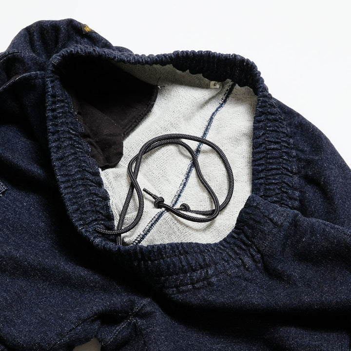 BURGUS PLUS - Indigo Cargo Sweat Pant - BP24302