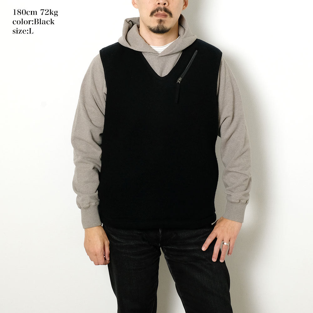 BURGUS PLUS - WOOL Pull Over Vest - BP24901