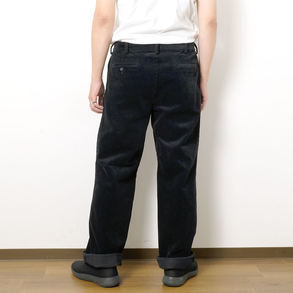 BURGUS PLUS - Wide Wale Corduroy 2Tuck Trousers - BP25304
