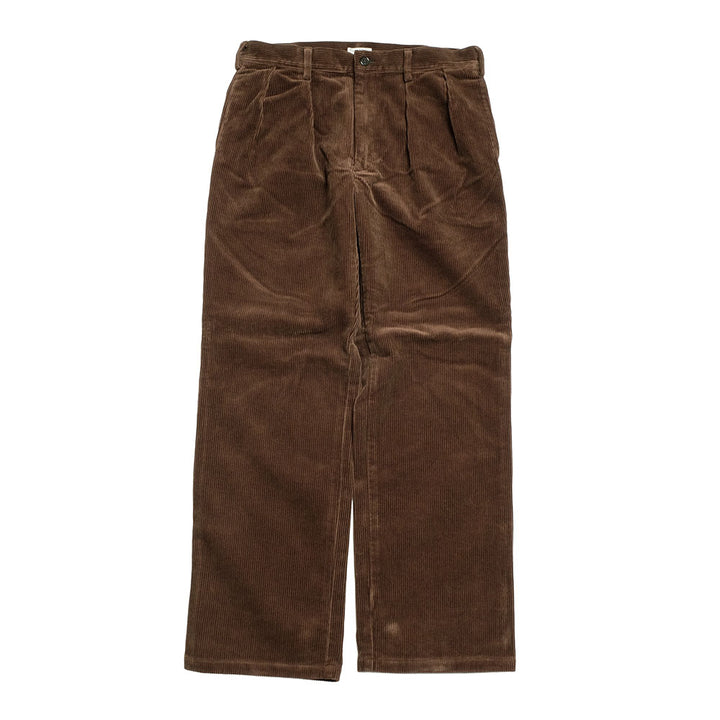 BURGUS PLUS - Wide Wale Corduroy 2Tuck Trousers - BP25304a