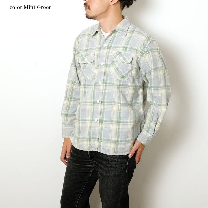 BURGUS PLUS - RELAX FLANNEL SHIRTS - BP25505