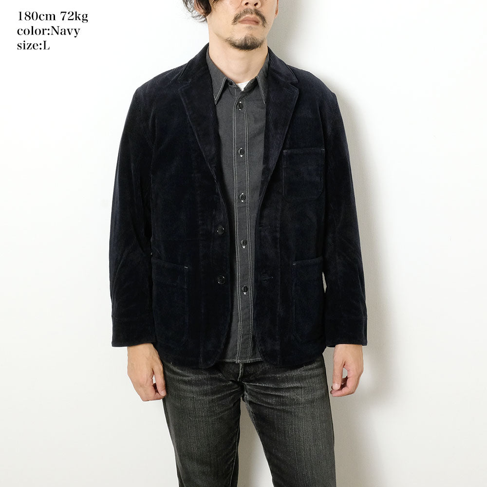 BURGUS PLUS - Wide Wale Corduroy 3BTN Jacket - BP25901