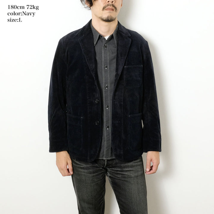 BURGUS PLUS - Wide Wale Corduroy 3BTN Jacket - BP25901