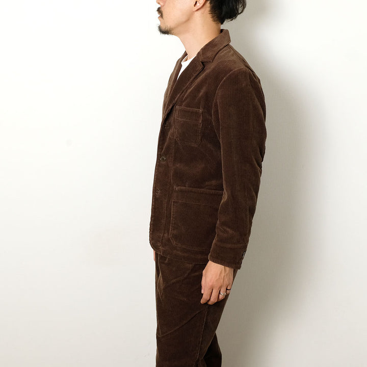 BURGUS PLUS - Wide Wale Corduroy 3BTN Jacket - BP25901