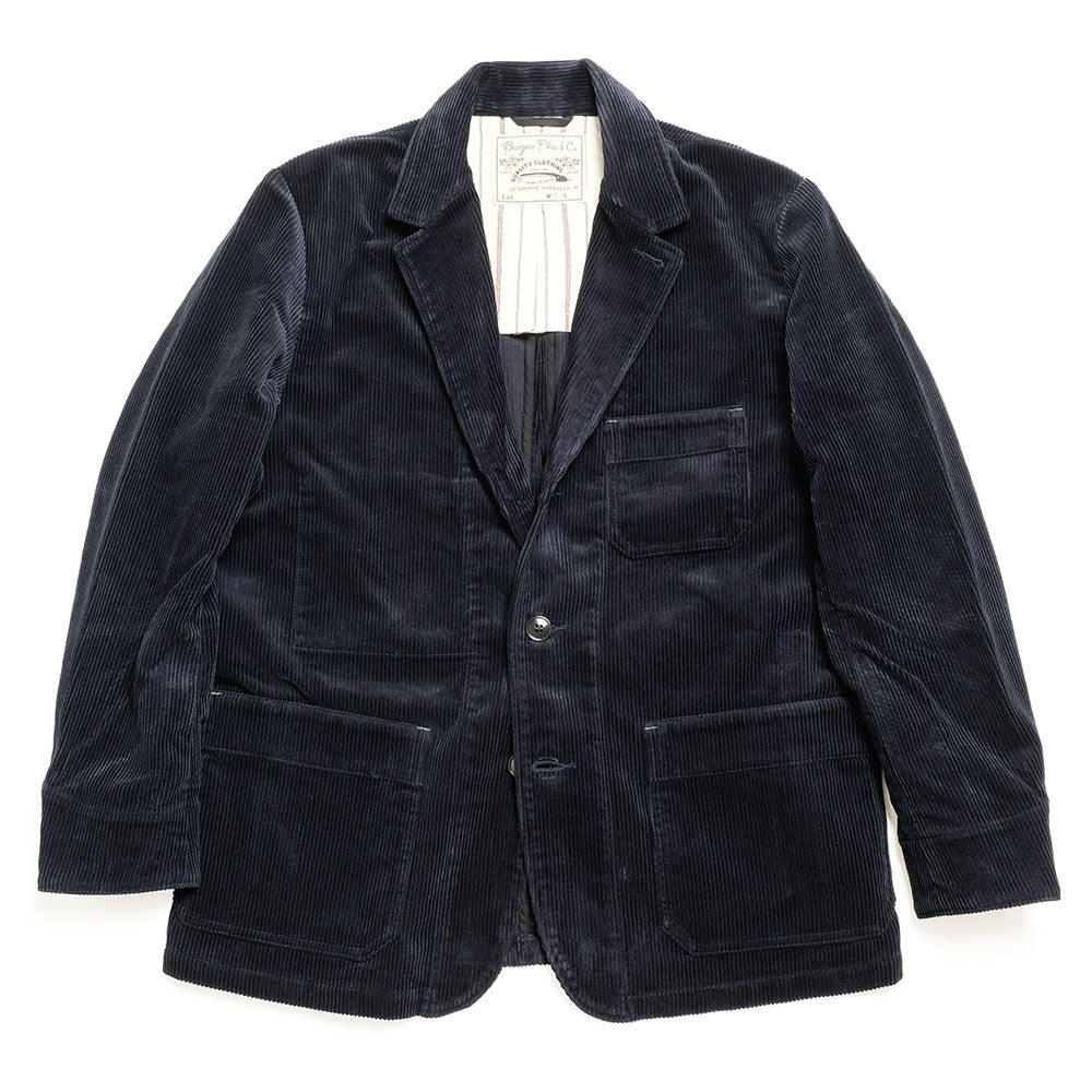 BURGUS PLUS - Wide Wale Corduroy 3BTN Jacket - BP25901