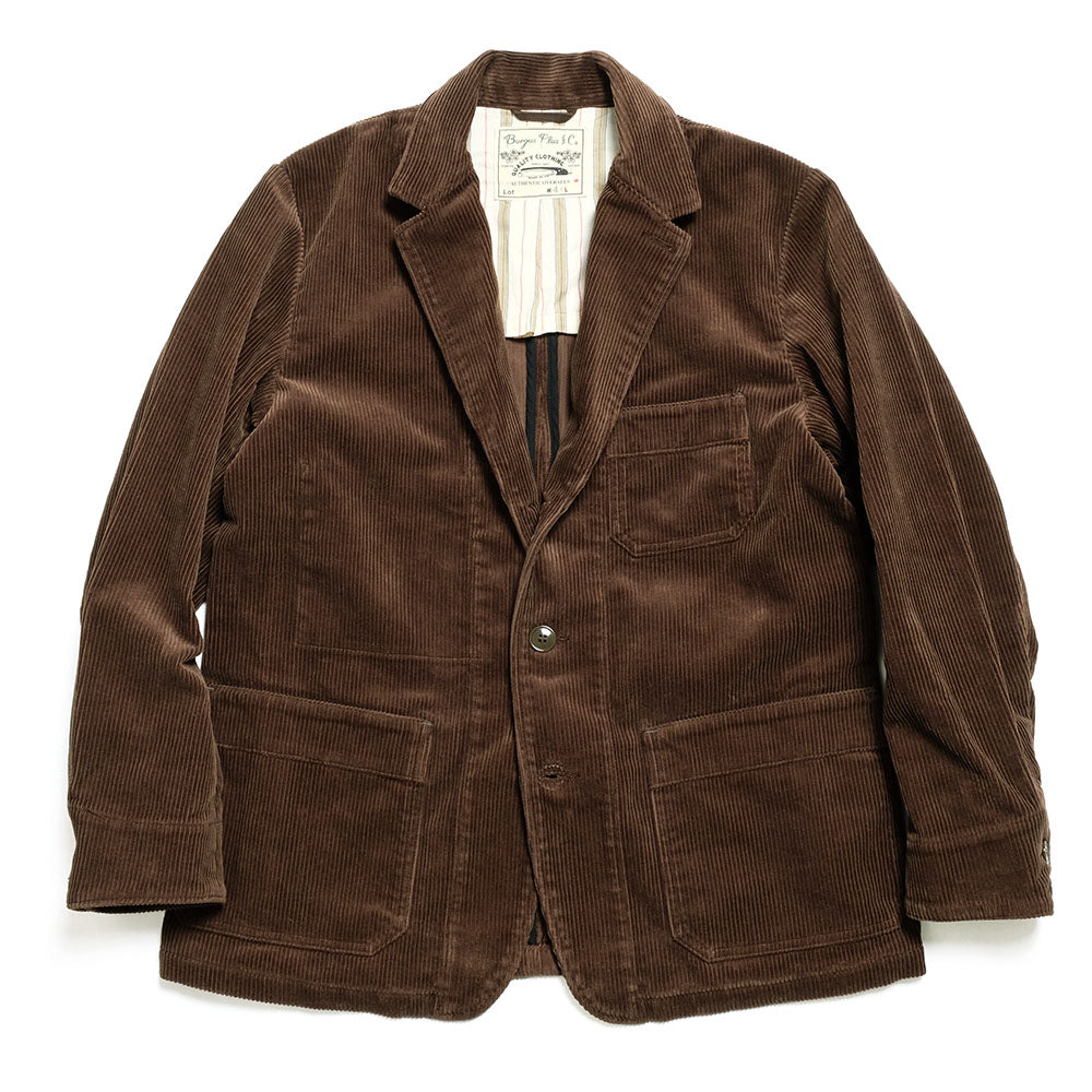 BURGUS PLUS - Wide Wale Corduroy 3BTN Jacket - BP25901
