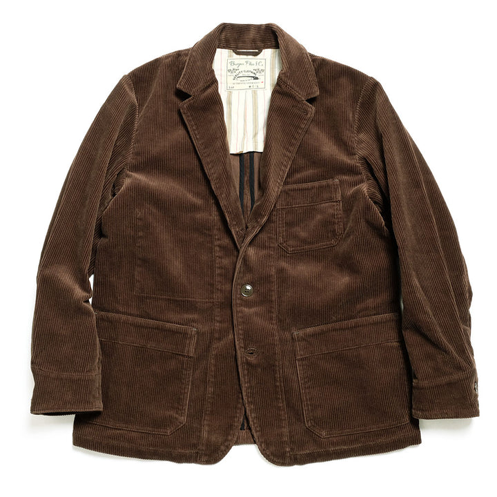 BURGUS PLUS - Wide Wale Corduroy 3BTN Jacket - BP25901