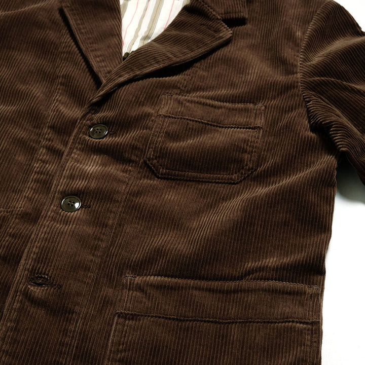 BURGUS PLUS - Wide Wale Corduroy 3BTN Jacket - BP25901