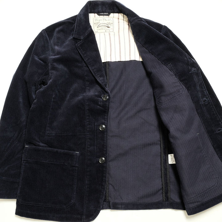 BURGUS PLUS - Wide Wale Corduroy 3BTN Jacket - BP25901