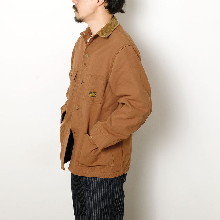 BURGUS PLUS - Blanket Lining Heavy Brown Oxford Coverall - BP25903