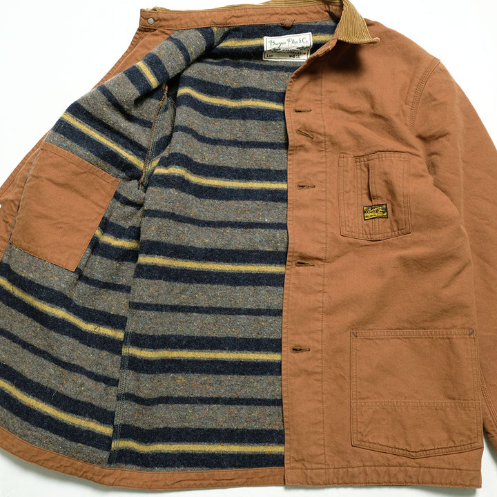 BURGUS PLUS - Blanket Lining Heavy Brown Oxford Coverall - BP25903