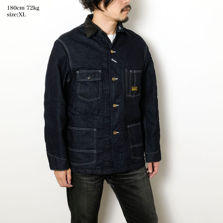 襟には太畝コーデュロイを使用