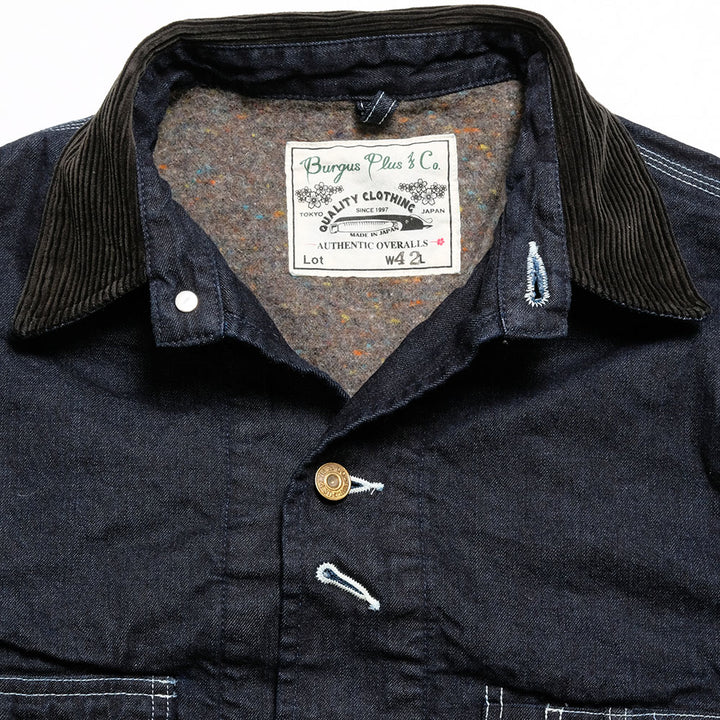 BURGUS PLUS - Blanket Lining 11oz Denim Coverall- BP25903