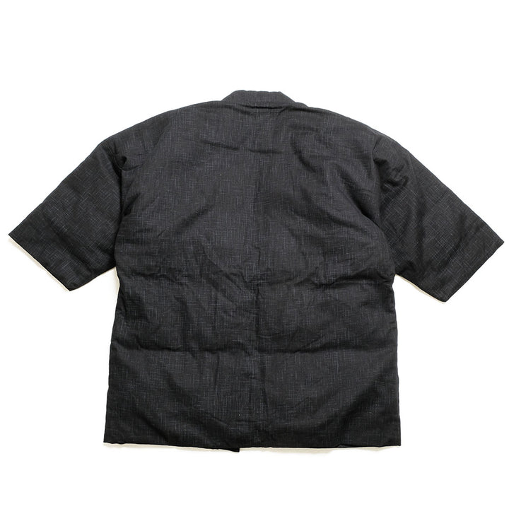 BURGUS PLUS - ZANTER x BURGUS PLUS - Tsumugi Down HAN-TEN - Black Solid - BP25908ZNT-BK