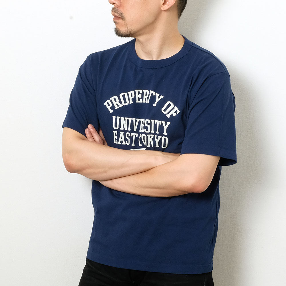 BARNS - HINOYA 75th Anniversary Model - TOUGH NECK T-SHIRT - EAST TOKYO - BR-24904HI