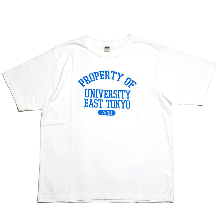 BARNS - HINOYA 75th Anniversary Model - TOUGH NECK T-SHIRT - EAST TOKYO - BR-24904HI