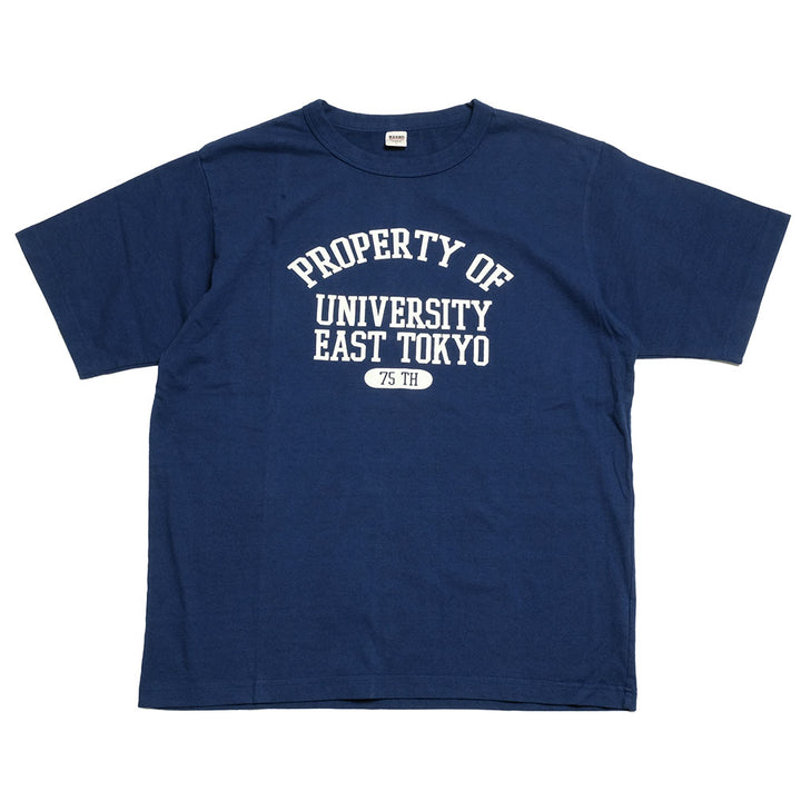 BARNS - HINOYA 75th Anniversary Model - TOUGH NECK T-SHIRT - EAST TOKYO - BR-24904HI