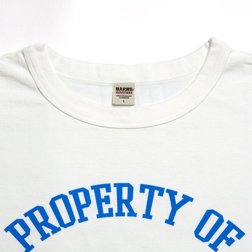 BARNS - HINOYA 75th Anniversary Model - TOUGH NECK T-SHIRT - EAST TOKYO - BR-24904HI