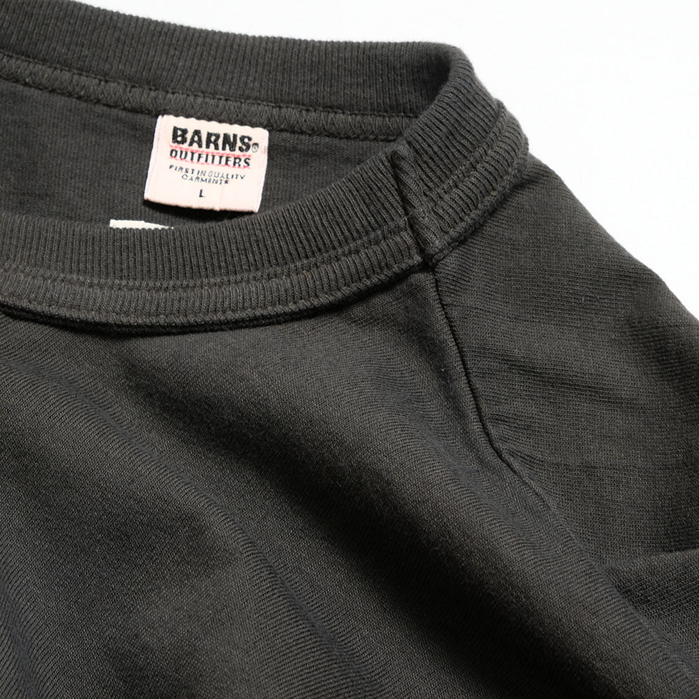 BARNS - HINOYA EXCLUSIVE - DOUBLE BINDER NECK PRINT T-SHIRT - HYBR - BR-25240HI