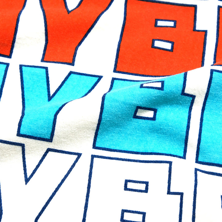 BARNS - HINOYA EXCLUSIVE - DOUBLE BINDER NECK PRINT T-SHIRT - HYBR - BR-25240HI