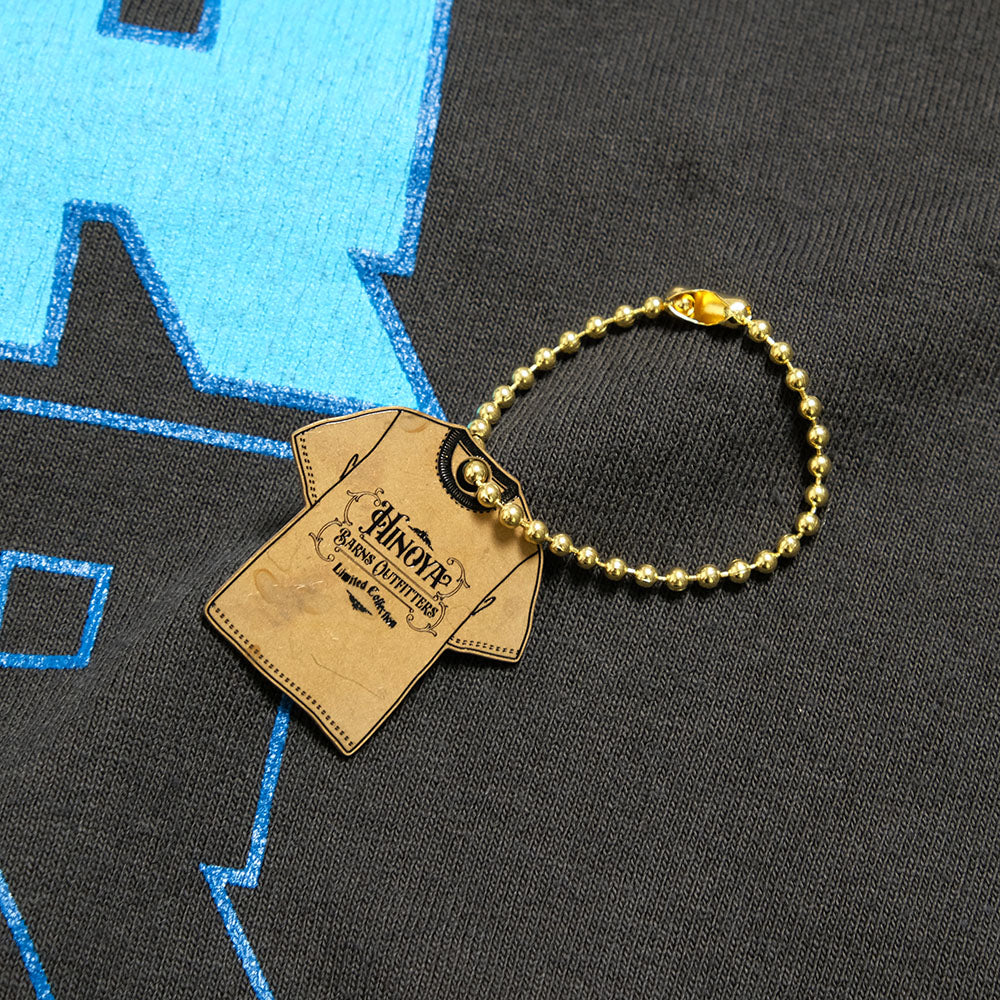 BARNS - HINOYA EXCLUSIVE - DOUBLE BINDER NECK PRINT T-SHIRT - HYBR - BR-25240HI