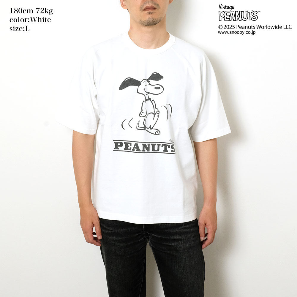 BARNS - HEAVY WEIGHT S/S PRINT T-SHIRT - SNOOPY - BR-25266