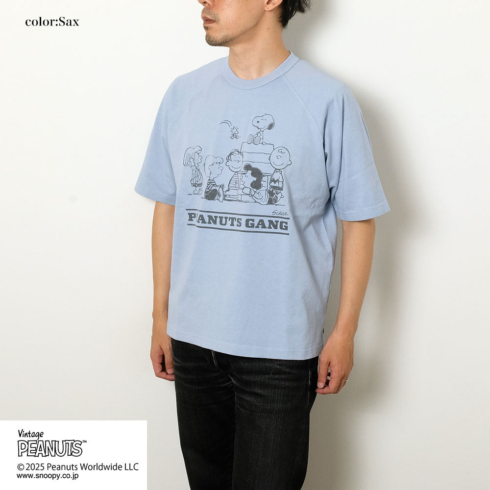 BARNS - HEAVY WEIGHT S/S PRINT T-SHIRT - PEANUTS GANG - BR-25267