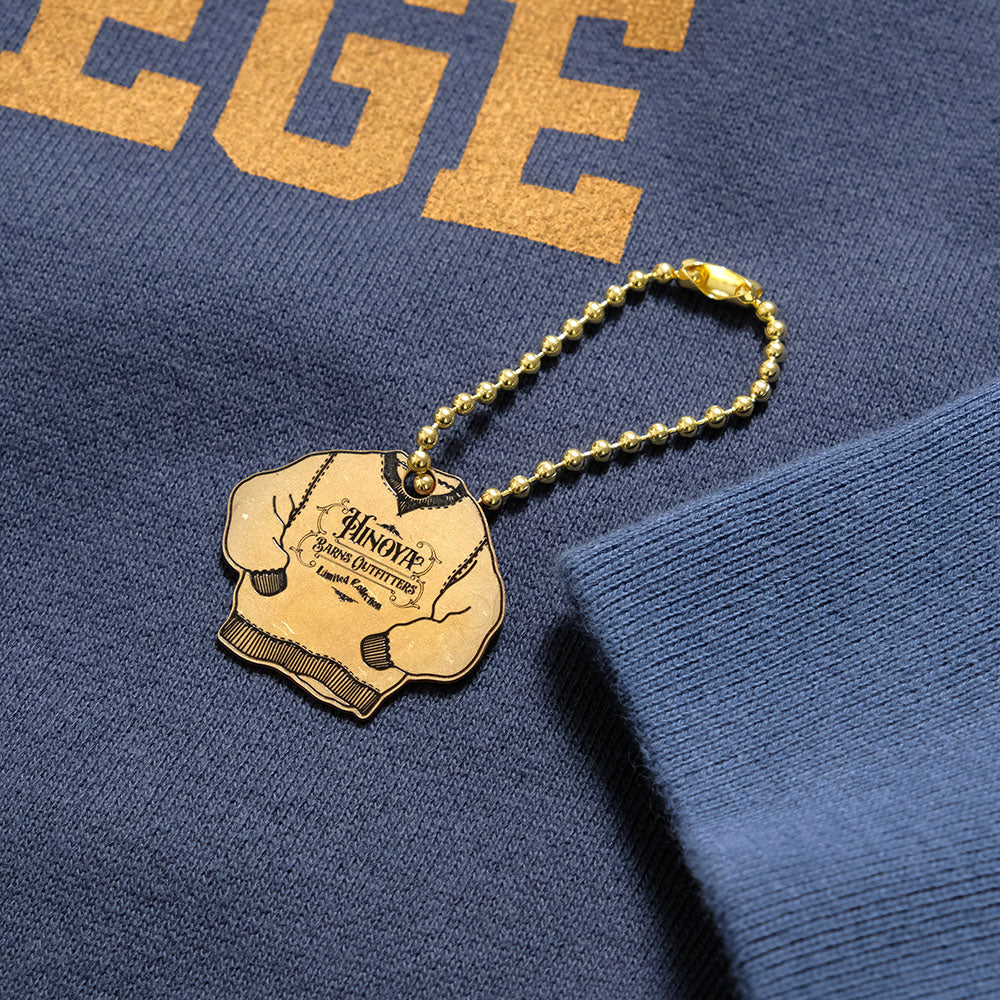 BARNS - HINOYA EXCLUSIVE - COZUN Gusset Crew Sweatshirt - NORTHERN CALIF COLLEGE - BR-3000HI