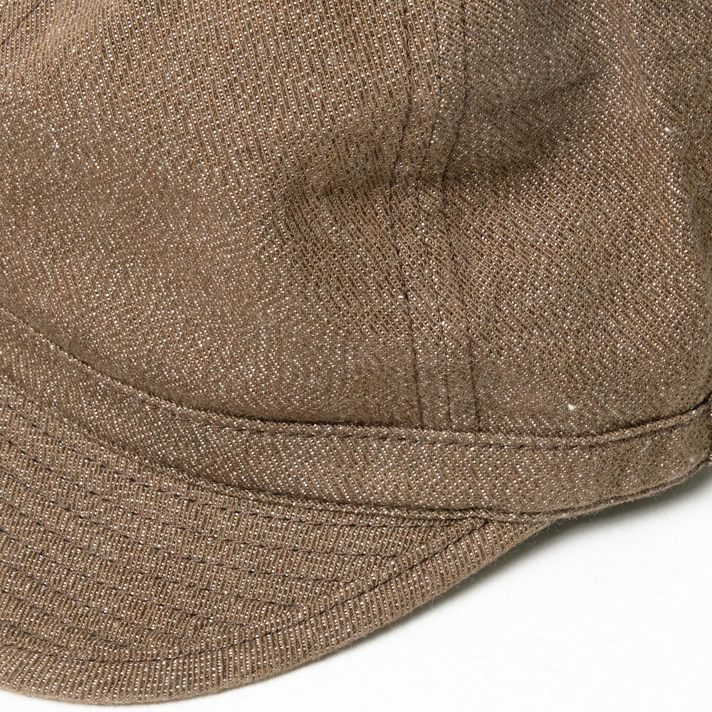 BUZZ RICKSON'S - HAT, WORKING, BROWN DENIM - MOD. - BR02844