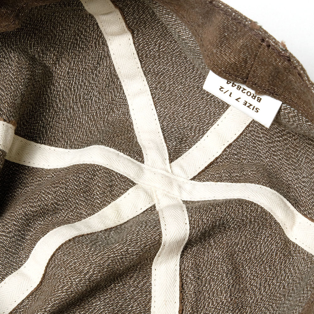 BUZZ RICKSON'S - HAT, WORKING, BROWN DENIM - MOD. - BR02844