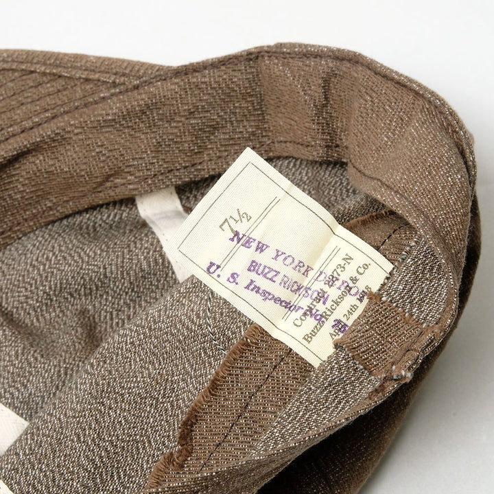 BUZZ RICKSON'S - HAT, WORKING, BROWN DENIM - MOD. - BR02844