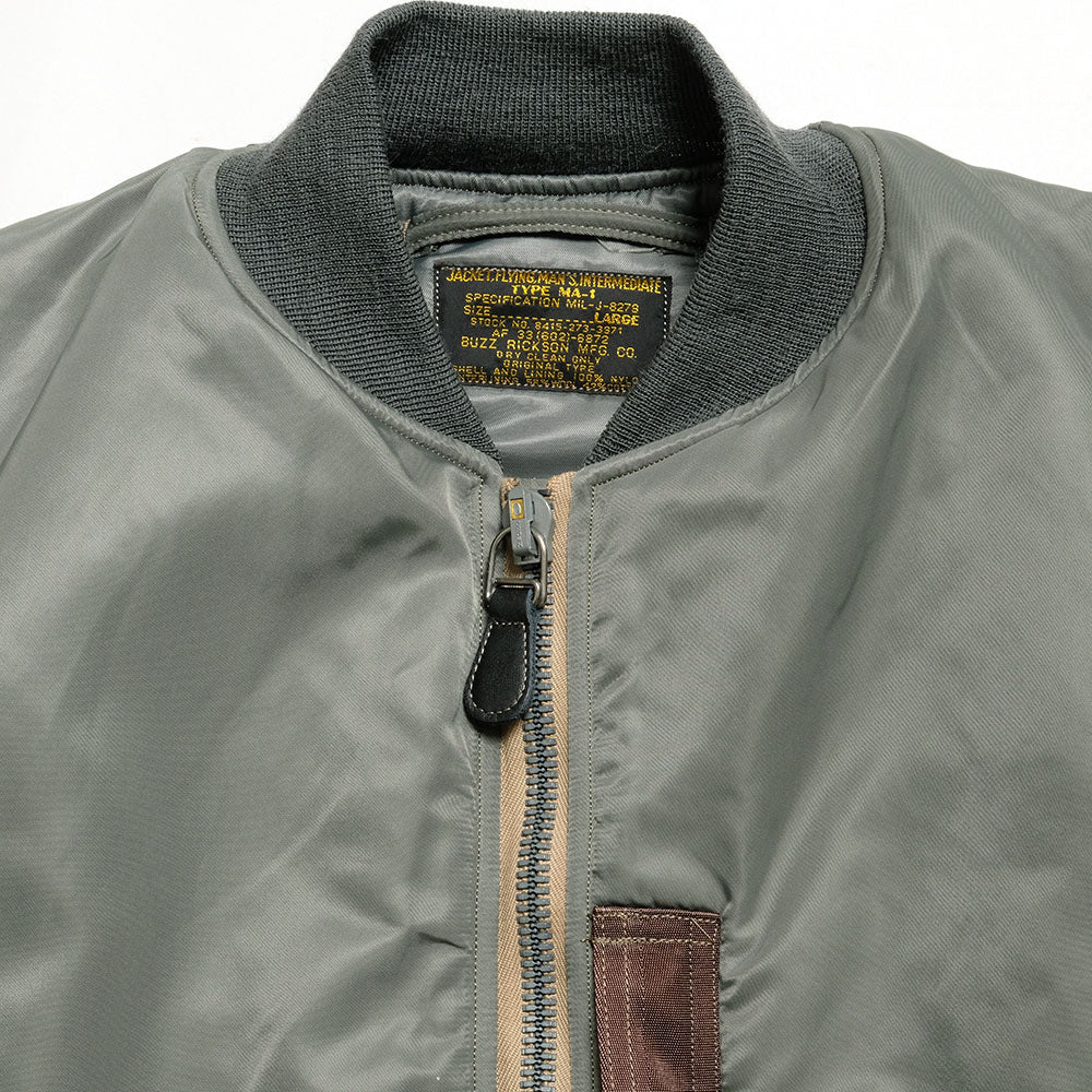 BUZZ RICKSON'S MA-1 SLENDER ORIGINAL SPEC. "BUZZ RICKSON MFG. CO." BR14920