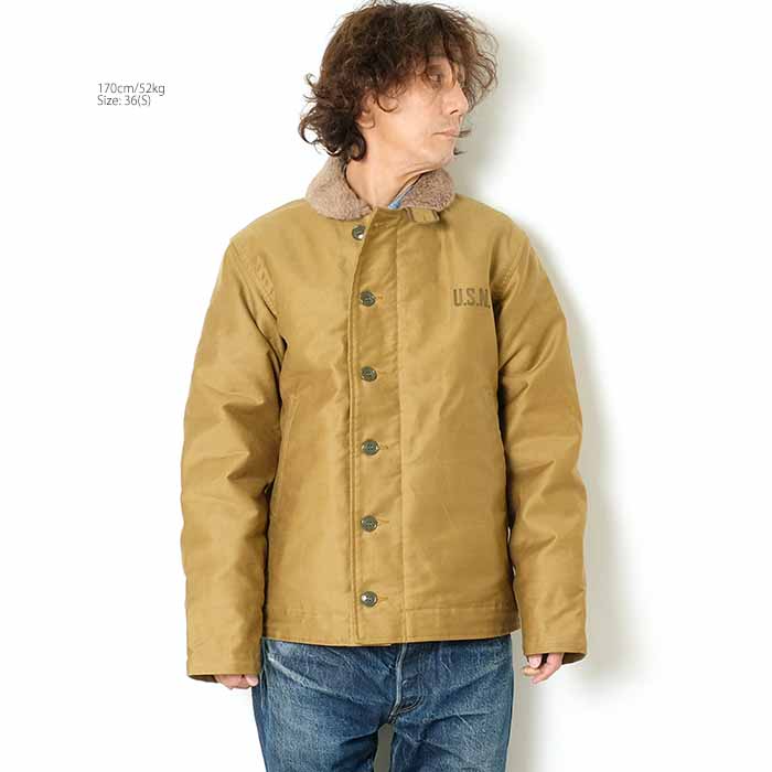 Buzz Rickson's N-1 KHAKI NAVY DEPARTMENT DEMOTEX-ED BR15345