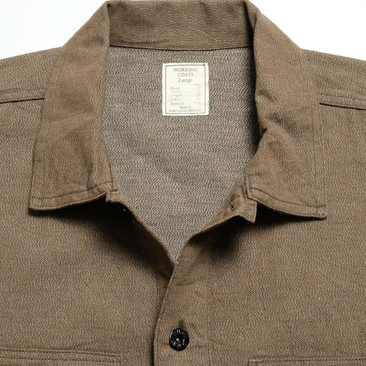 BUZZ RICKSON'S - U.S. ARMY BROWN DENIM PULLOVER JACKET - BR15695