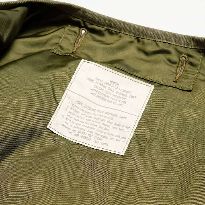 BUZZ RICKSON'S - Type M-65 LINER - BUZZ RICKSON MFG. CO., INC. - BR15754