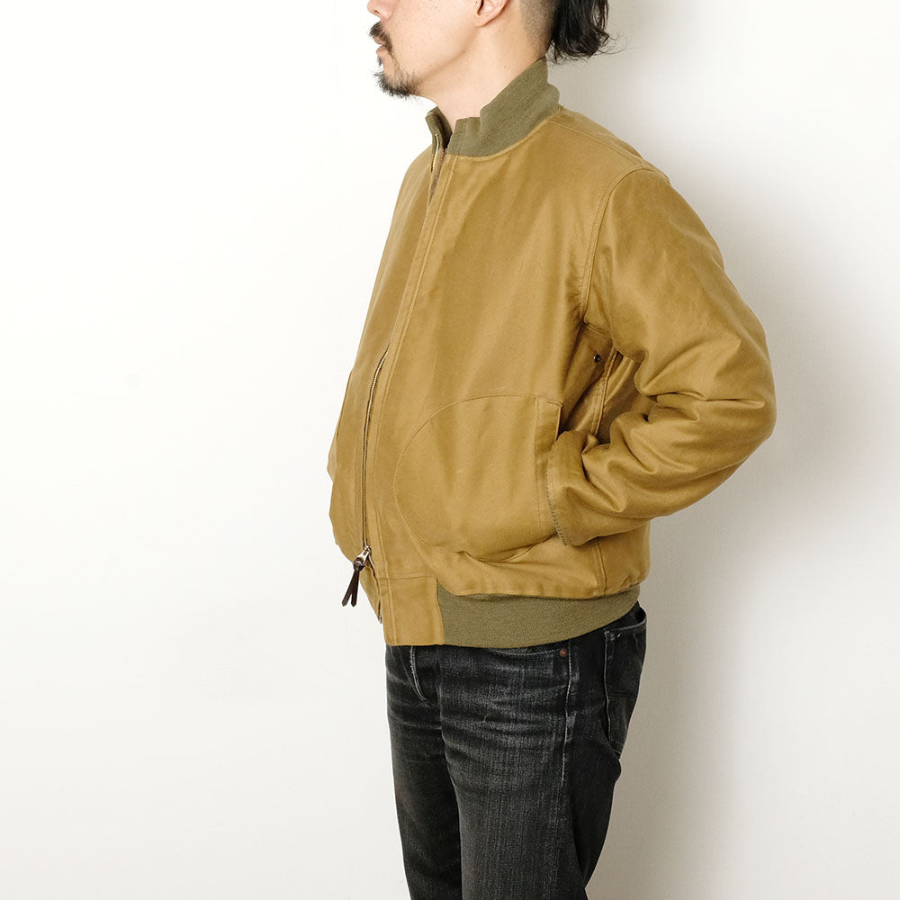 BUZZ RICKSON'S - Type DECK ZIP ALPACA AND WOOL PILE LINING - NAVY DEPARTMENT - BR15759