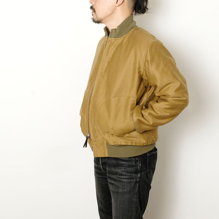 BUZZ RICKSON'S - Type DECK ZIP ALPACA AND WOOL PILE LINING - NAVY DEPARTMENT - BR15759