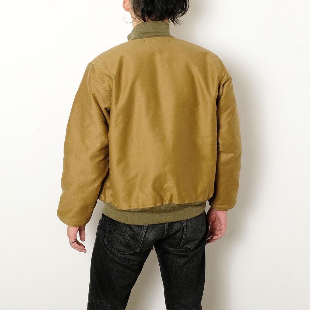 BUZZ RICKSON'S - Type DECK ZIP ALPACA AND WOOL PILE LINING - NAVY DEPARTMENT - BR15759