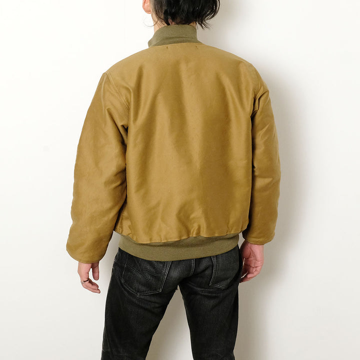 BUZZ RICKSON'S - Type DECK ZIP ALPACA AND WOOL PILE LINING - NAVY DEPARTMENT - BR15759