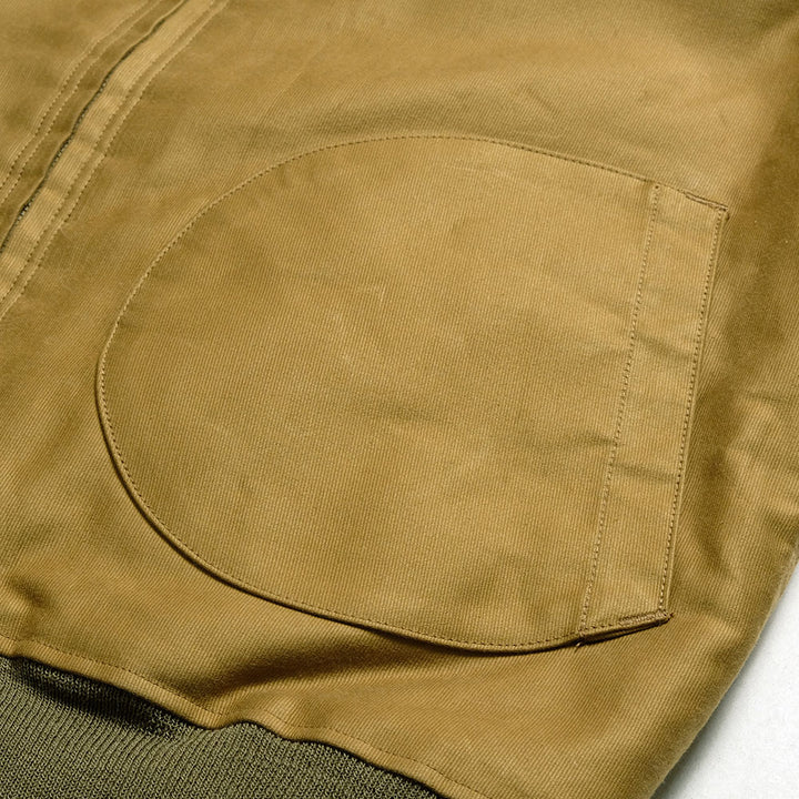 BUZZ RICKSON'S - Type DECK ZIP ALPACA AND WOOL PILE LINING - NAVY DEPARTMENT - BR15759