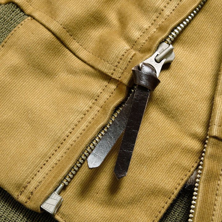 BUZZ RICKSON'S - Type DECK ZIP ALPACA AND WOOL PILE LINING - NAVY DEPARTMENT - BR15759