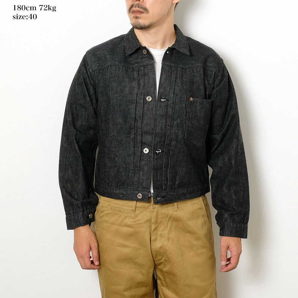 BUZZ RICKSON'S - WILLIAM GIBSON COLLECTION - WORLD WAR II BLACK DENIM BLOUSE - BR16042