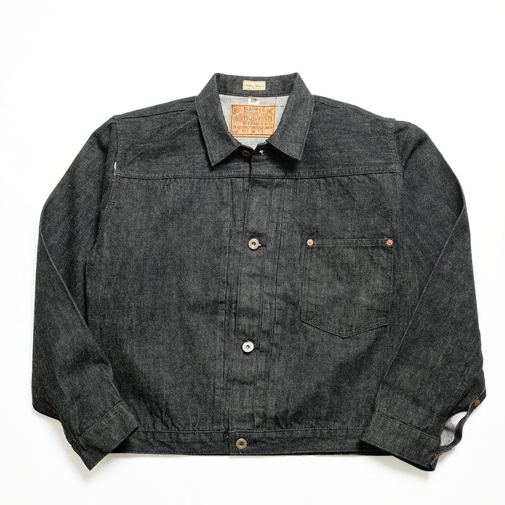 BUZZ RICKSON'S - WILLIAM GIBSON COLLECTION - WORLD WAR II BLACK DENIM BLOUSE - BR16042