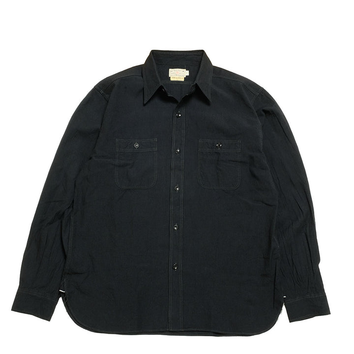 Buzz Rickson's - WILLIAM GIBSON COLLECTION - BLACK CHAMBRAY WORK SHIRTS - BR29143