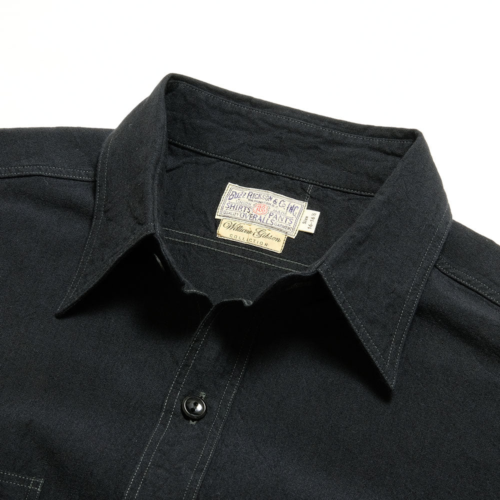 Buzz Rickson's - WILLIAM GIBSON COLLECTION - BLACK CHAMBRAY WORK SHIRTS - BR29143