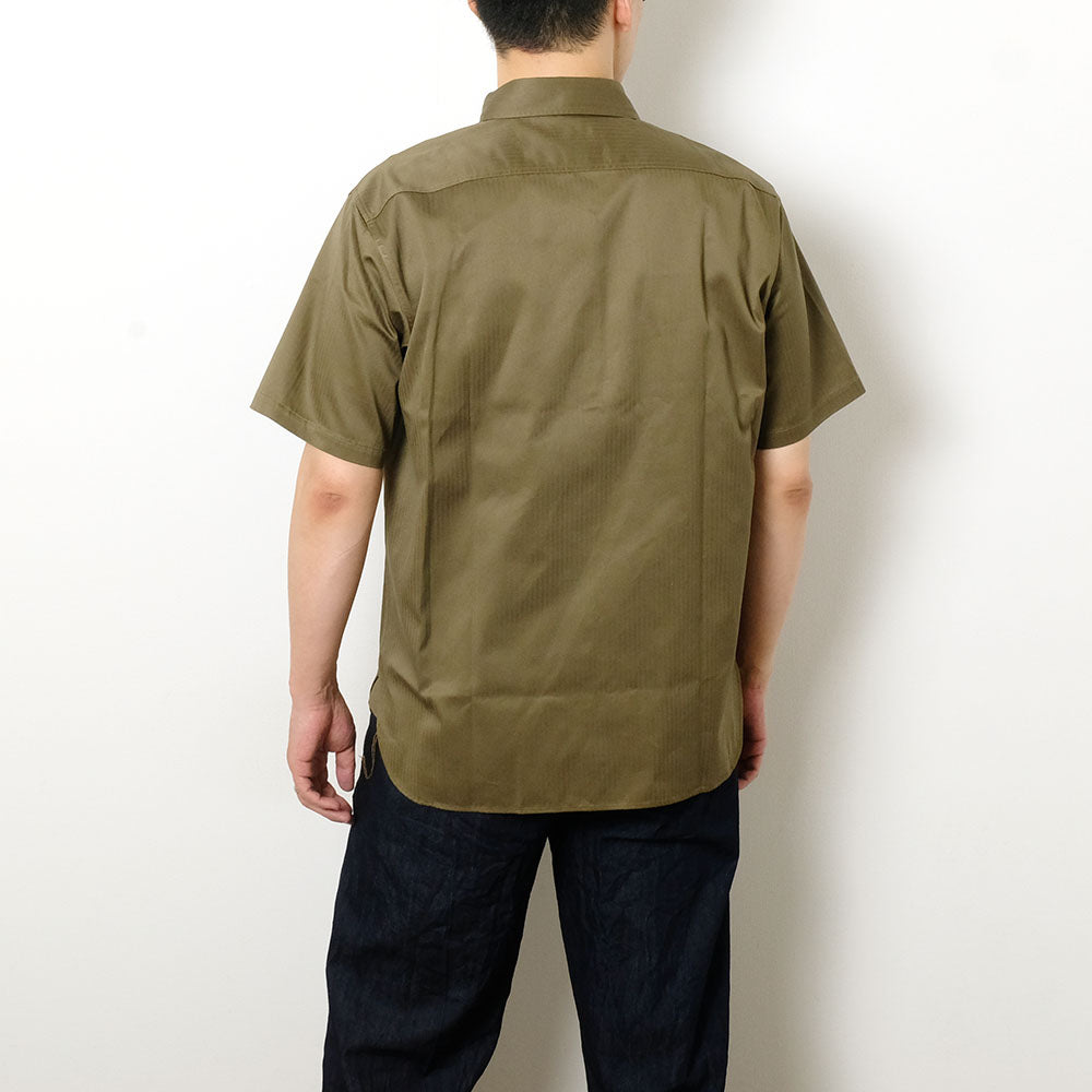 Buzz Rickson's - HERRINGBONE WORK SHIRTS - SHORT SLEEVE - BR39530